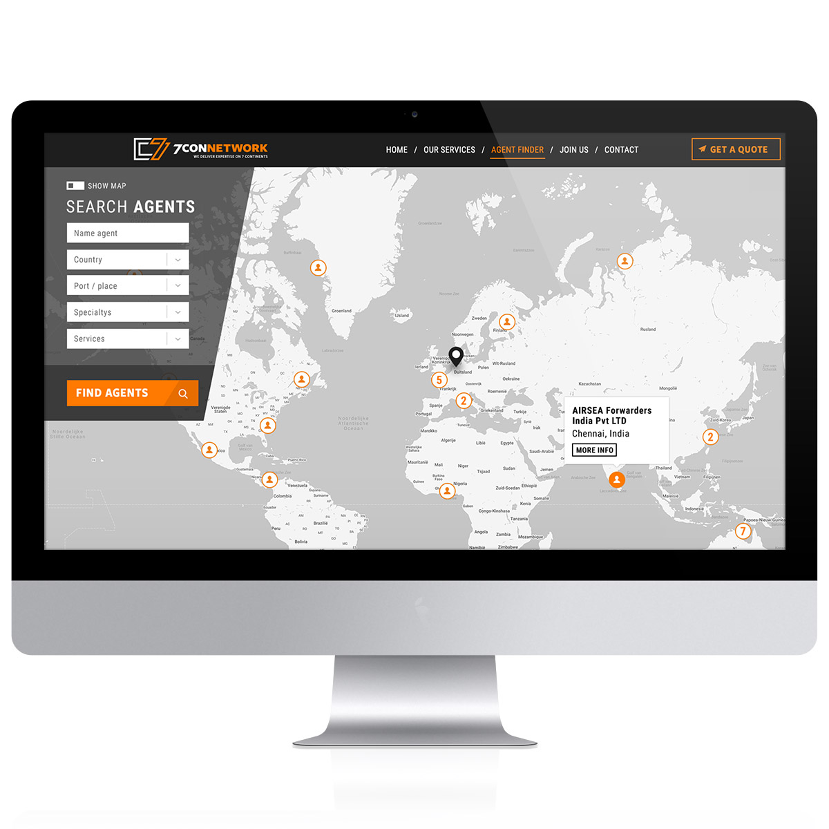 Agent finder